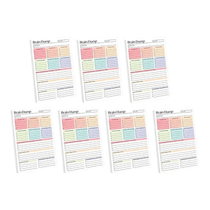 Daily Brain Dump Planning Pad