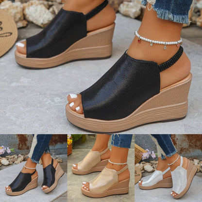 Women's Open-Toe Wedge Sandals