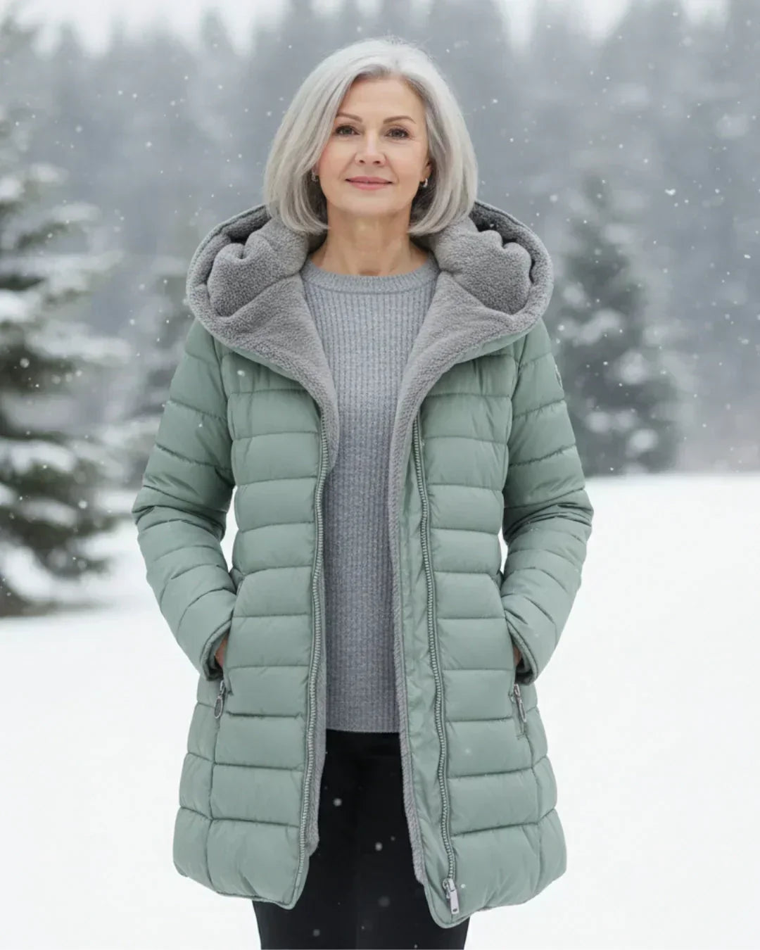 Women's Hooded Quilted Jacket