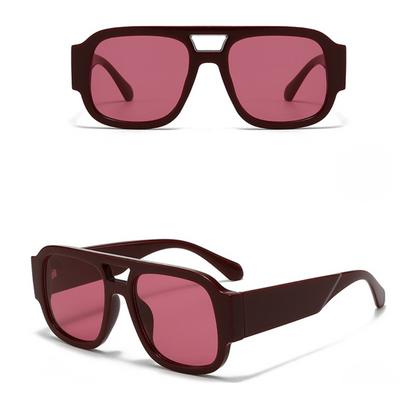 Unisex Oversized Square Frame Sunglasses