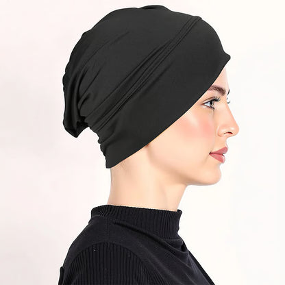 Soft Stretch Turban Cap for Women