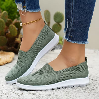 Women's Knit Slip-On Casual Sneakers