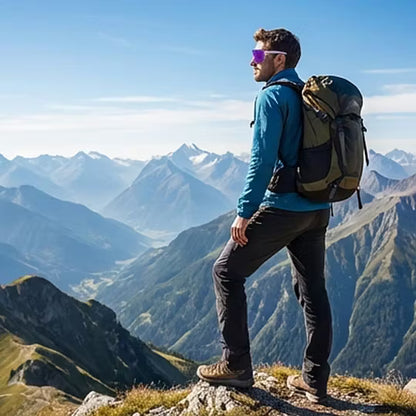 Sport Sunglasses with Oversized Frame and UV Protection