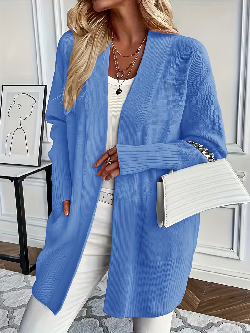 Women’s V-Neck Long Cardigan