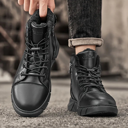 Men’s Fleece-Lined Comfort Chukka Boots