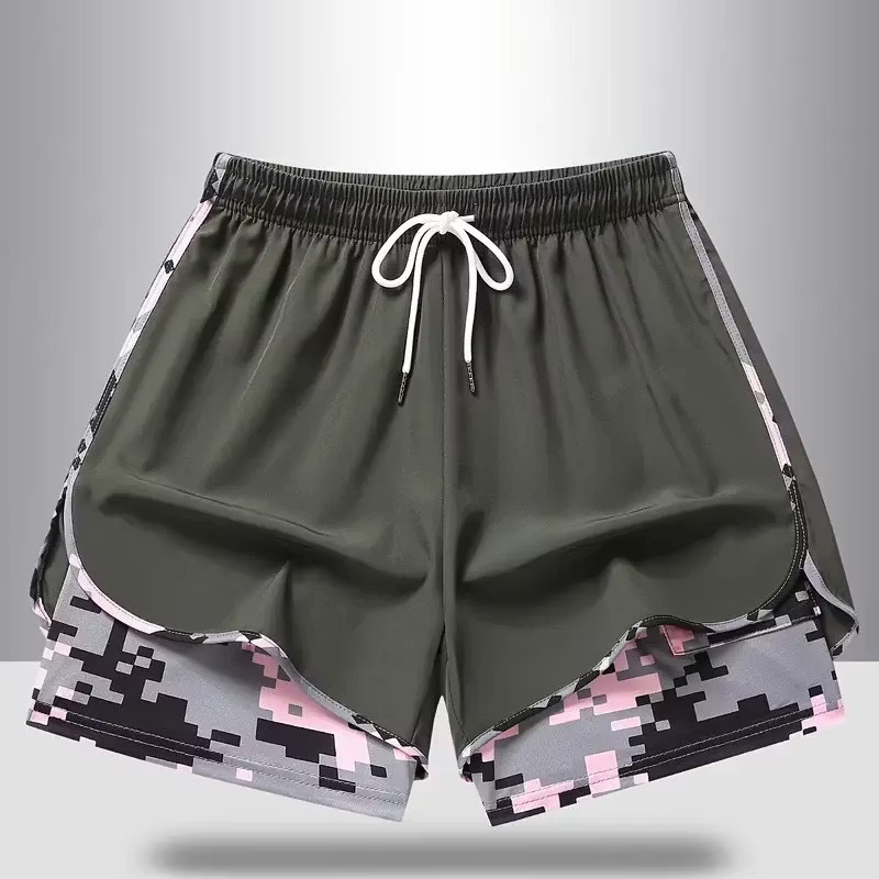 Women's Athletic Layered Running Shorts