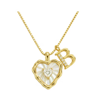 Women’s Heart-Shaped Pendant Necklace