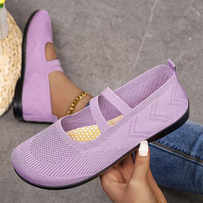 Women's Knit Mary Jane Flats
