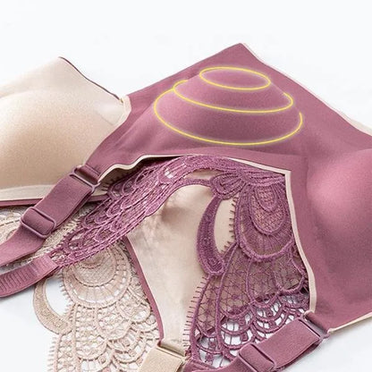 Women's Butterfly Lace Back Wire-Free Bra