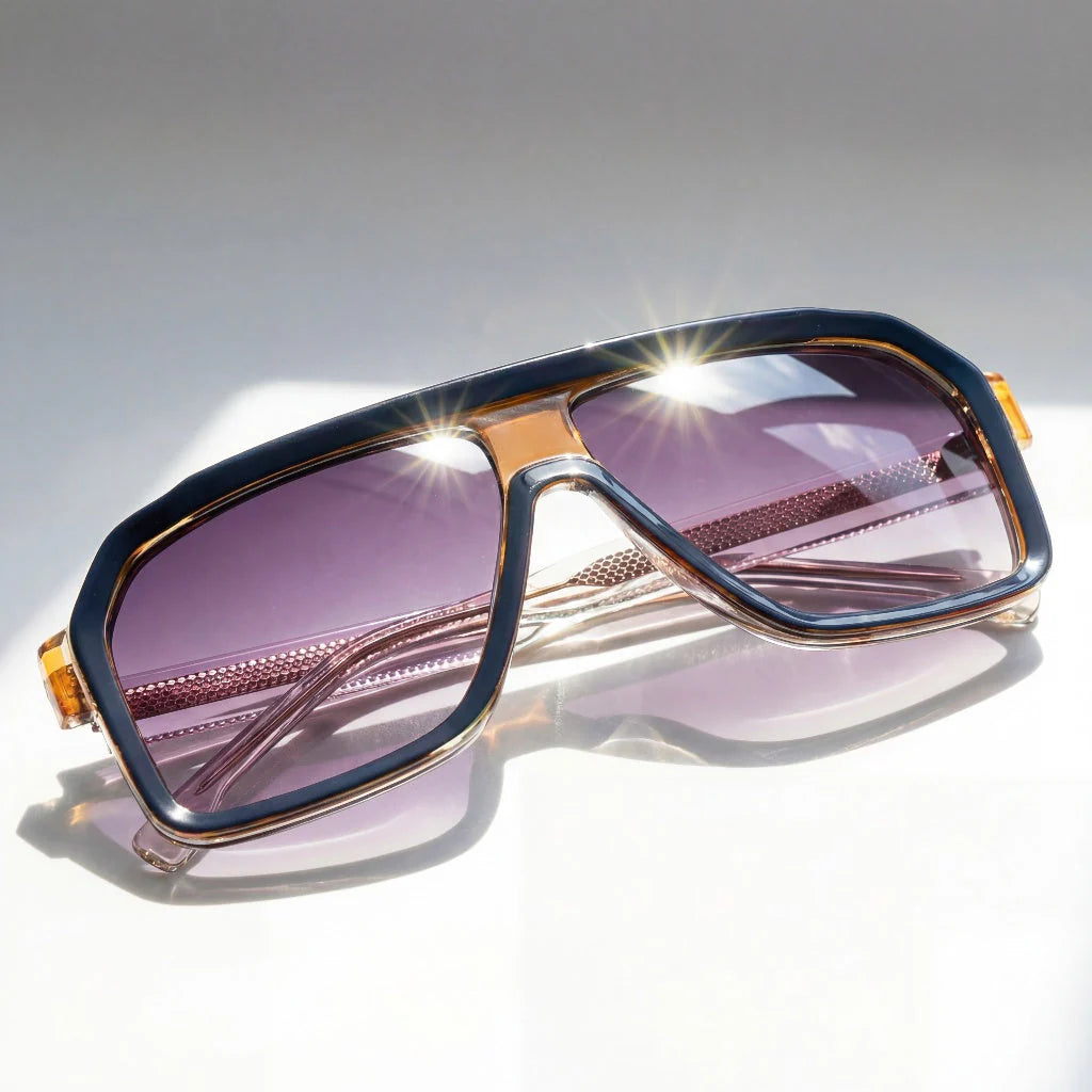 Raven Retro Oversized Sunglasses
