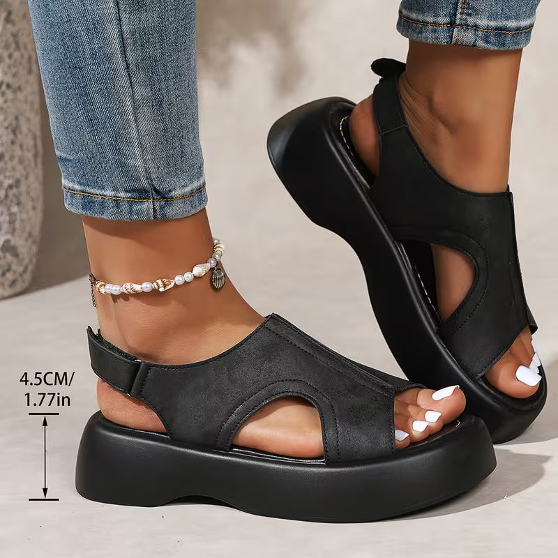 Women’s Cut-Out Platform Sandals