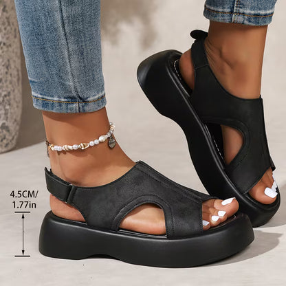 Women’s Cut-Out Platform Sandals