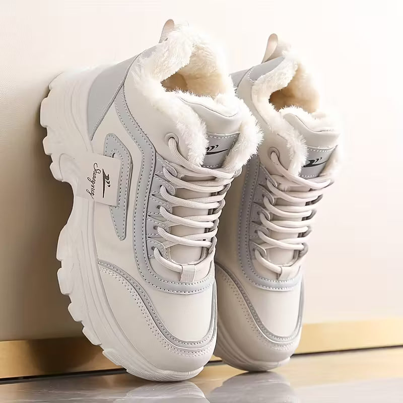 Winter Warm High-Top Sneakers