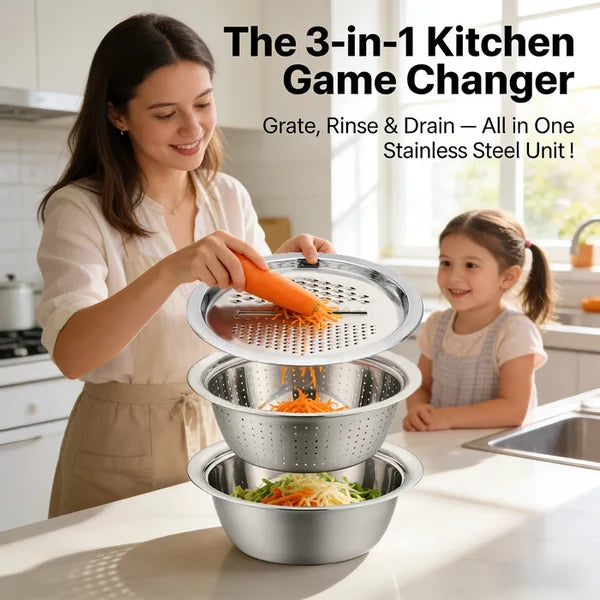 Multi-Function Grater Bowl