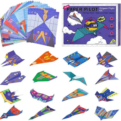 Kids' DIY Paper Airplane Folding Kit