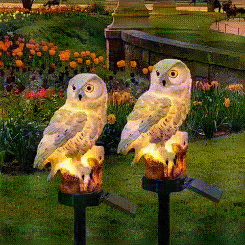 Owl Garden Stake Light