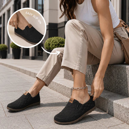 Women's Quilted Slip-On Casual Shoes