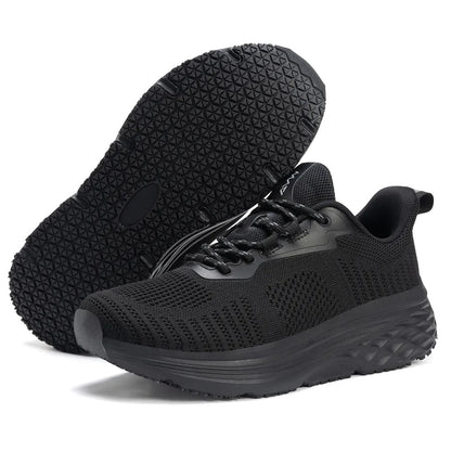 Women's Lace-Up Knit Sneakers