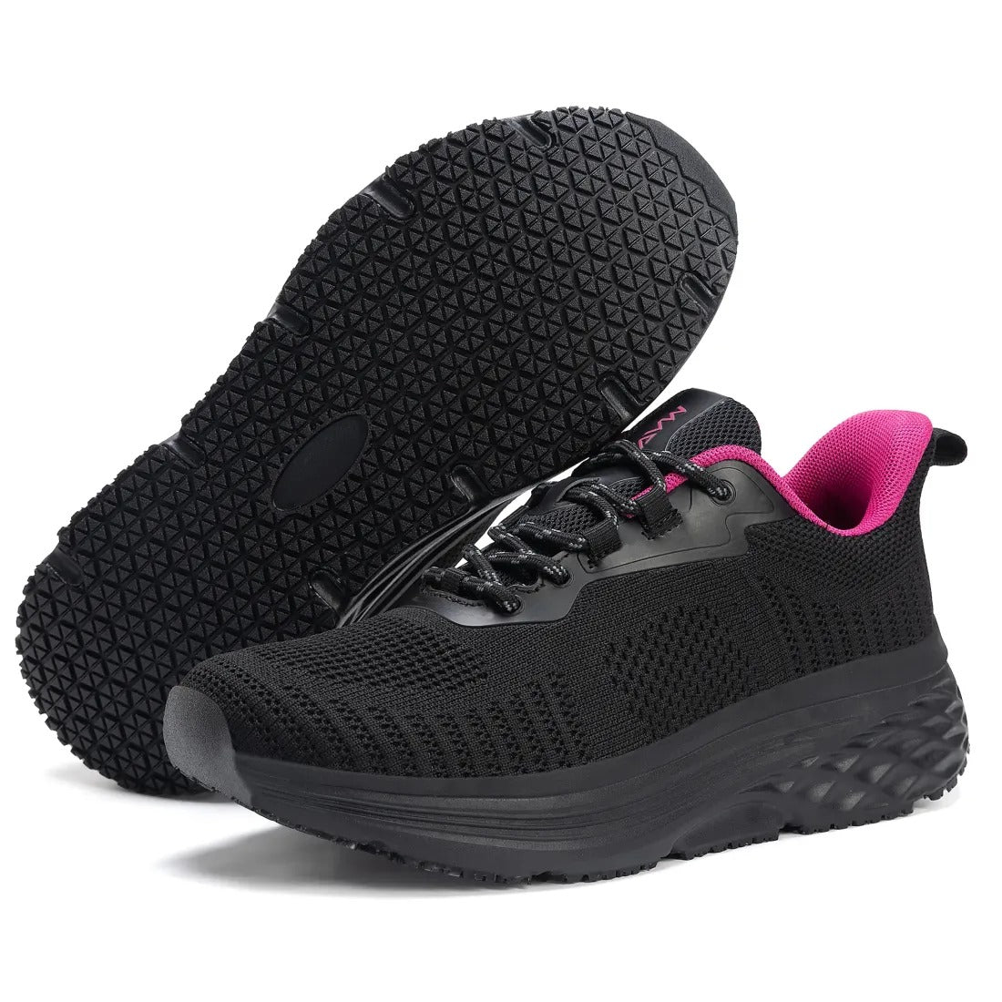 Women's Lace-Up Knit Sneakers