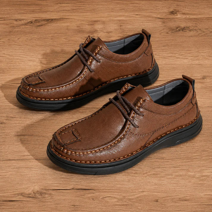 Men's Moc-Toe Lace-Up Shoes