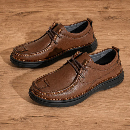 Men's Moc-Toe Lace-Up Shoes