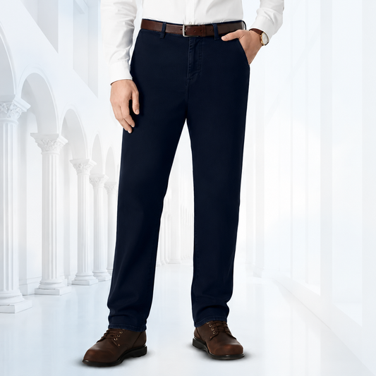 Men's Straight Fit Stretch Denim Jeans