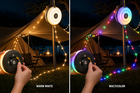 Retractable Camping String Lights