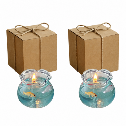 Mini Fish Bowl Glow Candle