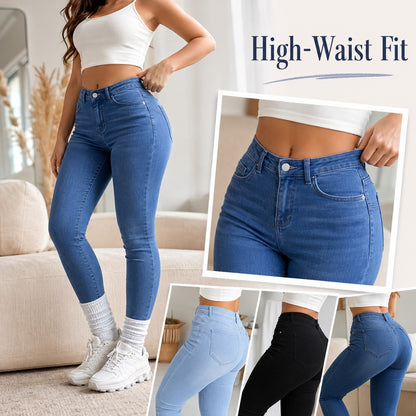 Women's High-Waisted Stretch Skinny Jeans