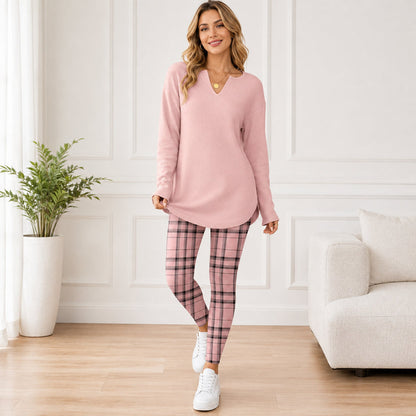 Women's Top and Leggings 2-Piece Set