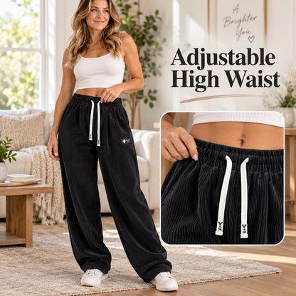 Women's High-Waisted Wide-Leg Pants