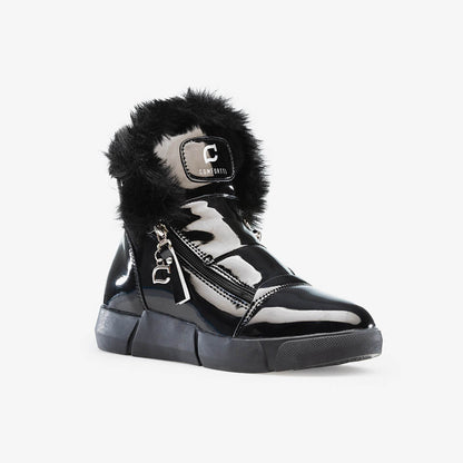 ELEGANT PADDING CRYSTAL BOOTS