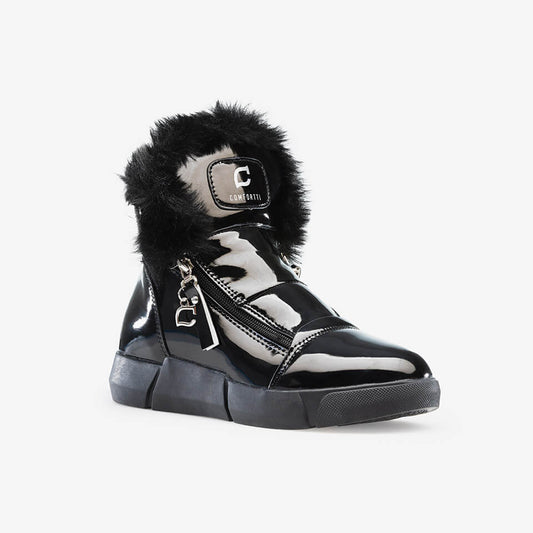 ELEGANT PADDING CRYSTAL BOOTS