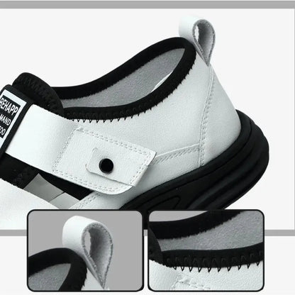 Men's Hook-and-Loop Strap Casual Shoes