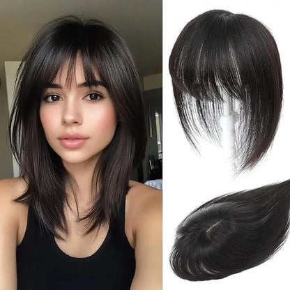 Women's Hair Topper with Bangs
