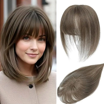 Women's Hair Topper with Bangs