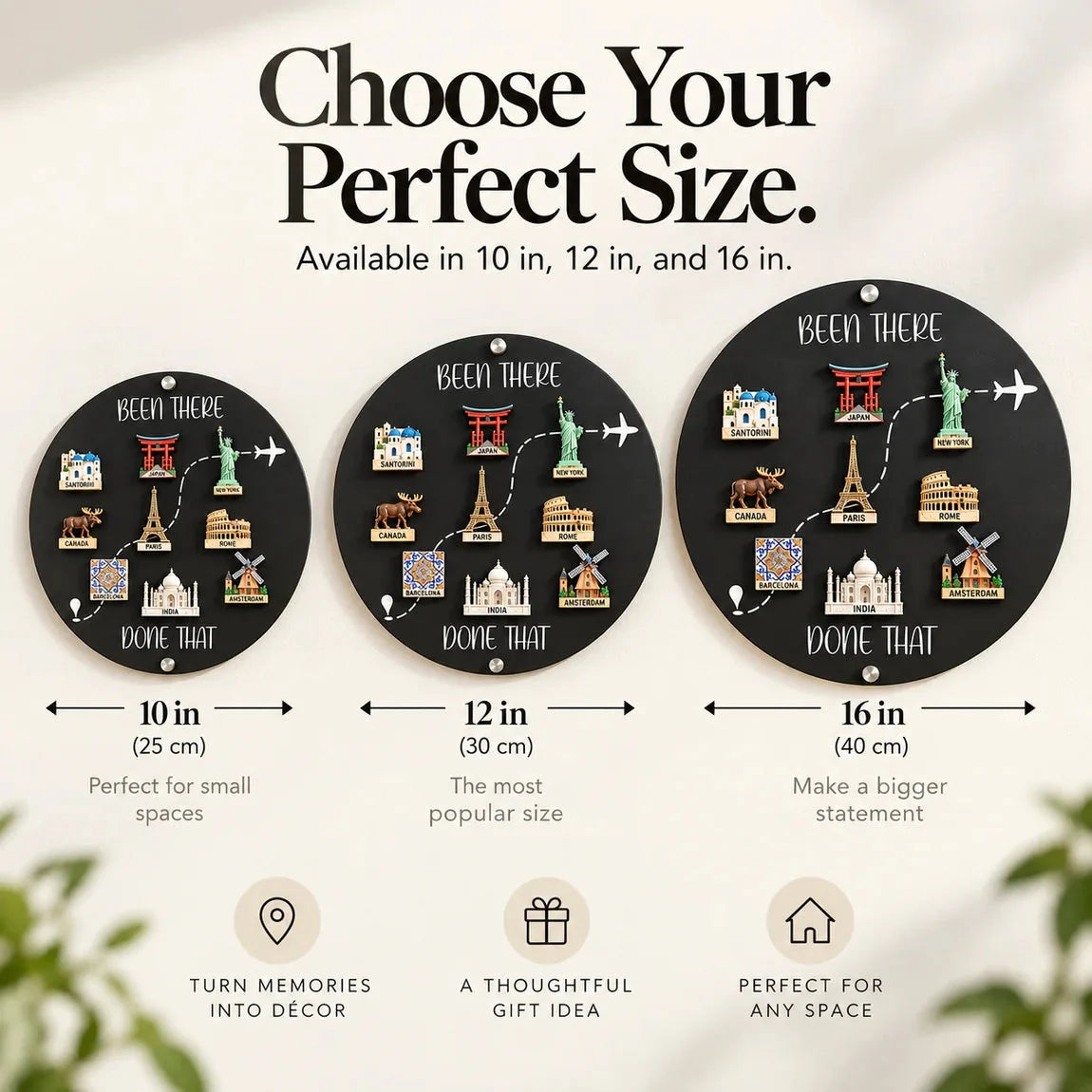 Travel Souvenir Magnet Display Board
