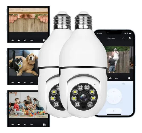 WiFi Light Bulb Security Camera