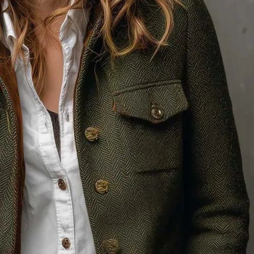 Women’s Elegant Casual Button-Up Jacket