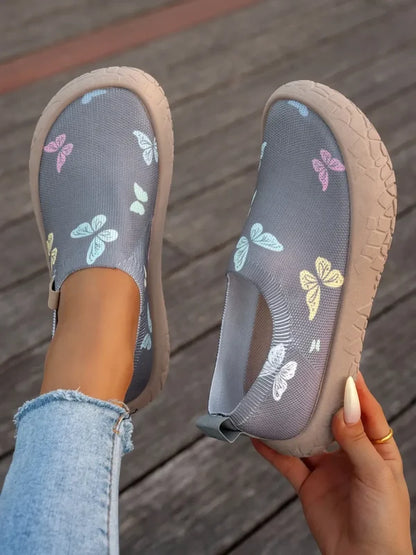 Women’s Knitted Lace-Up Sneakers