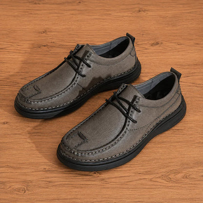 Men's Moc-Toe Lace-Up Shoes