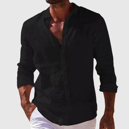 Men's Long Sleeve Button-Up Shirt