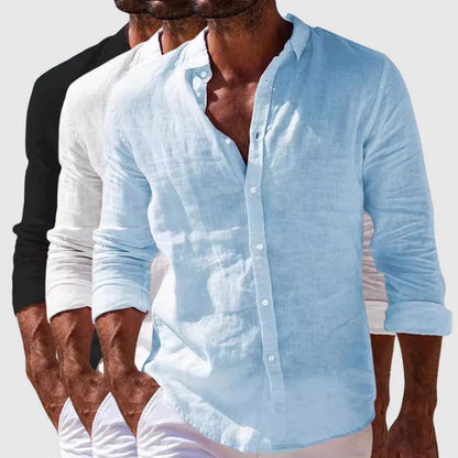 Men's Long Sleeve Button-Up Shirt