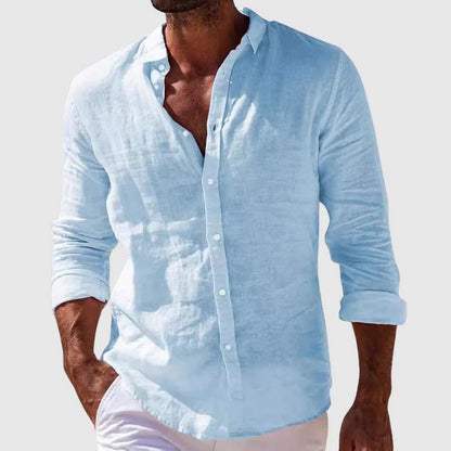Men's Long Sleeve Button-Up Shirt