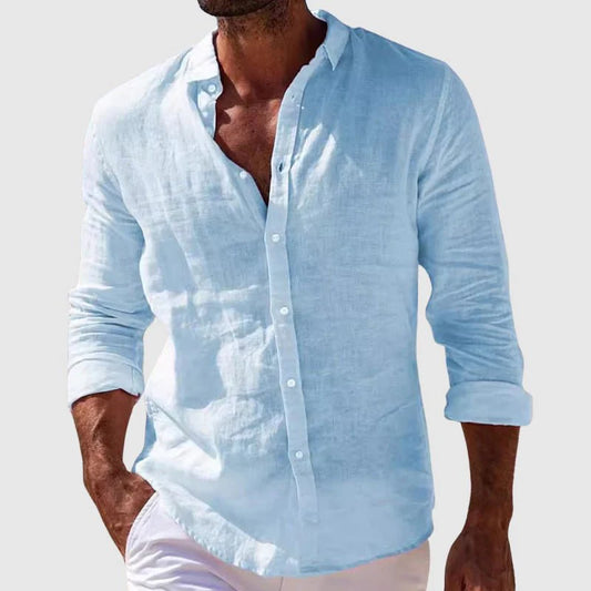 Men's Long Sleeve Button-Up Shirt