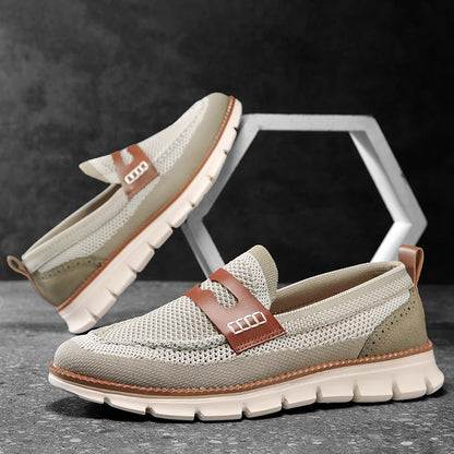 Men's Mesh Slip-On Loafers