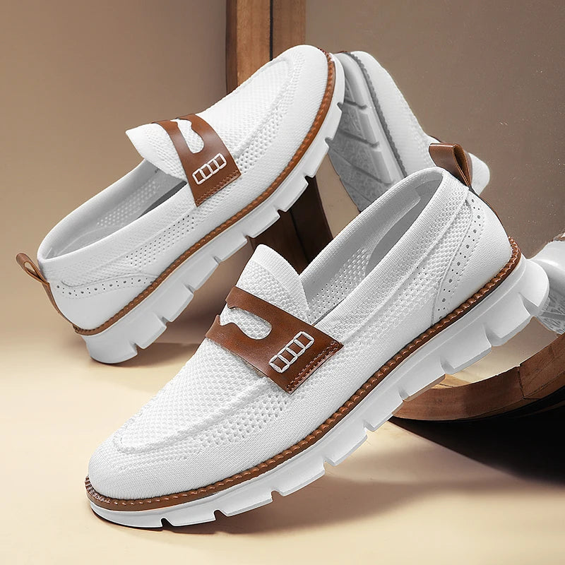 Men's Mesh Slip-On Loafers