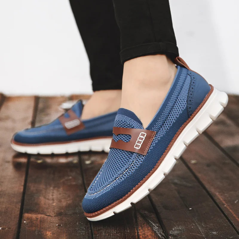 Men's Mesh Slip-On Loafers