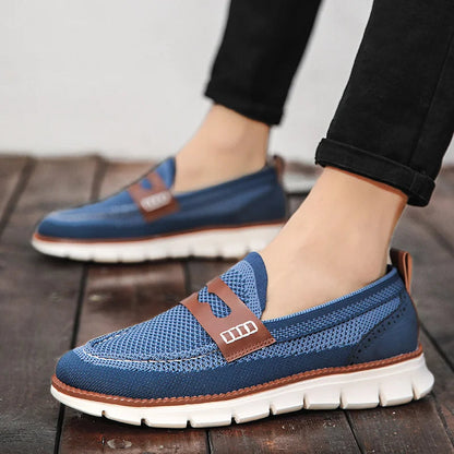Men's Mesh Slip-On Loafers