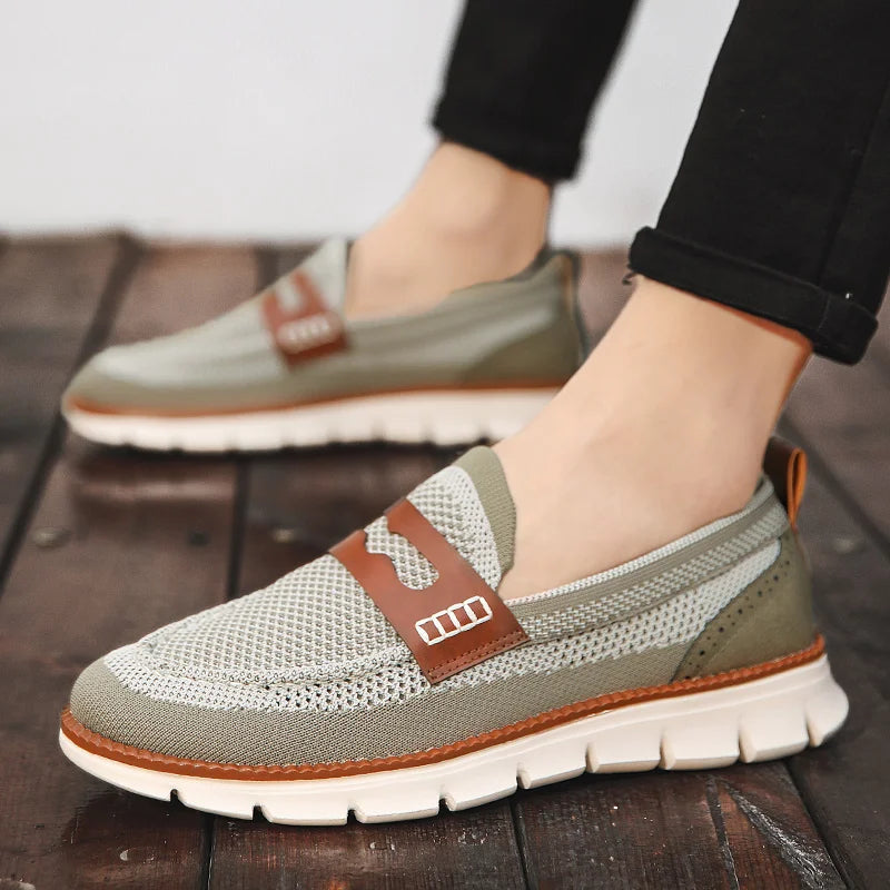 Men's Mesh Slip-On Loafers